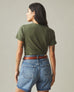 Women's Premium Slub Crew Tee - Fern